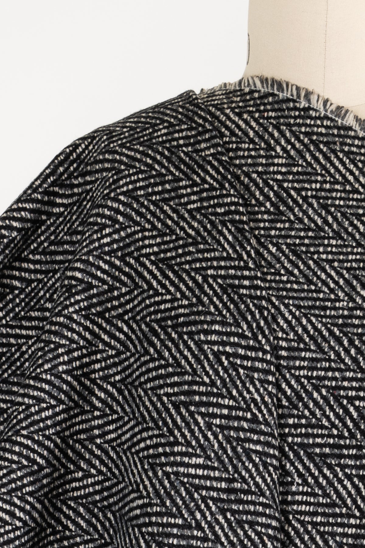 Barney Wool Herringbone Woven