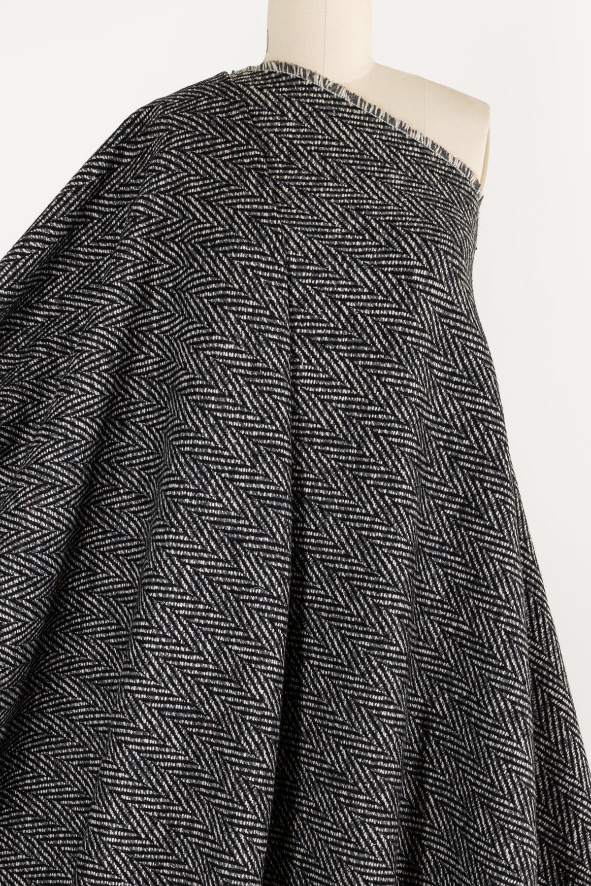 Barney Wool Herringbone Woven