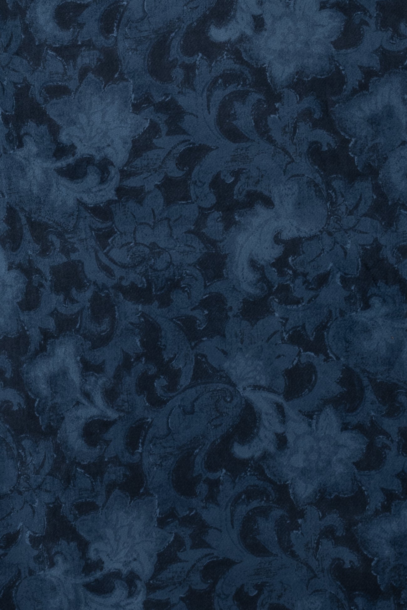 Blue Baroque Japanese Stretch Velveteen Woven