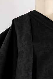 Baroque Noir Stretch Denim Woven