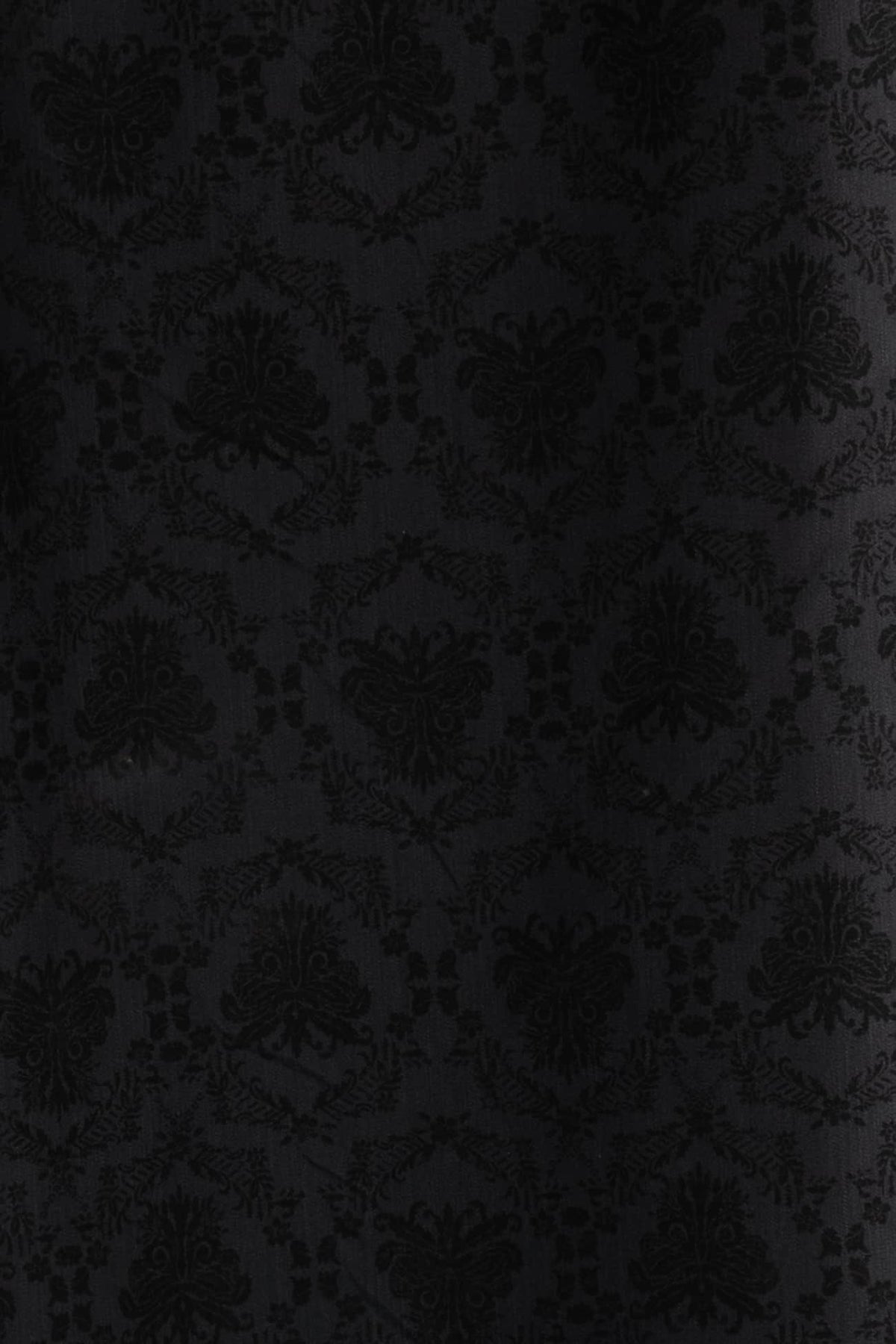 Baroque Noir Stretch Denim Woven