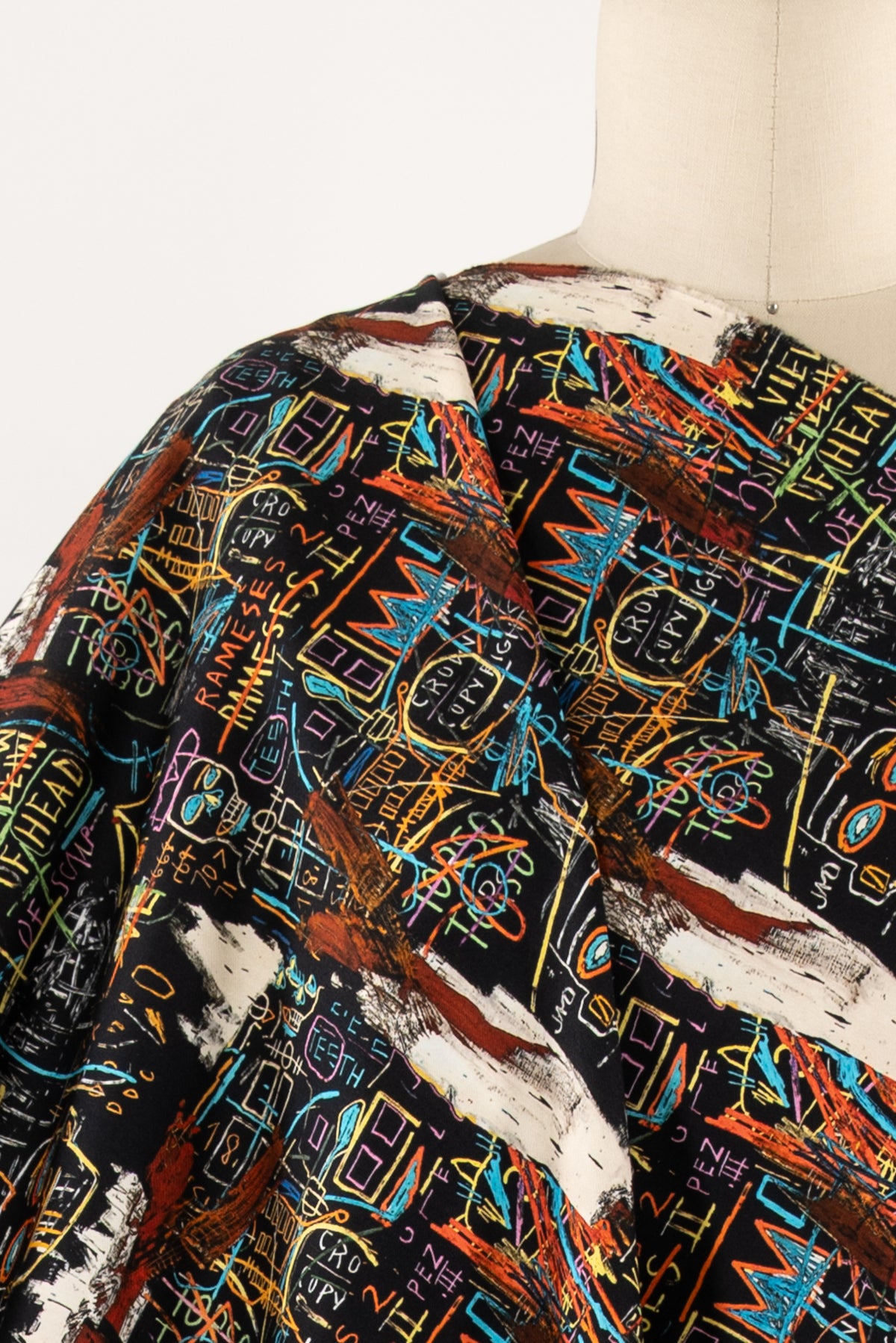 Basquiat Heroes Italian Cotton Woven