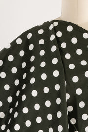 Bayberry Dots Cotton Stretch Woven