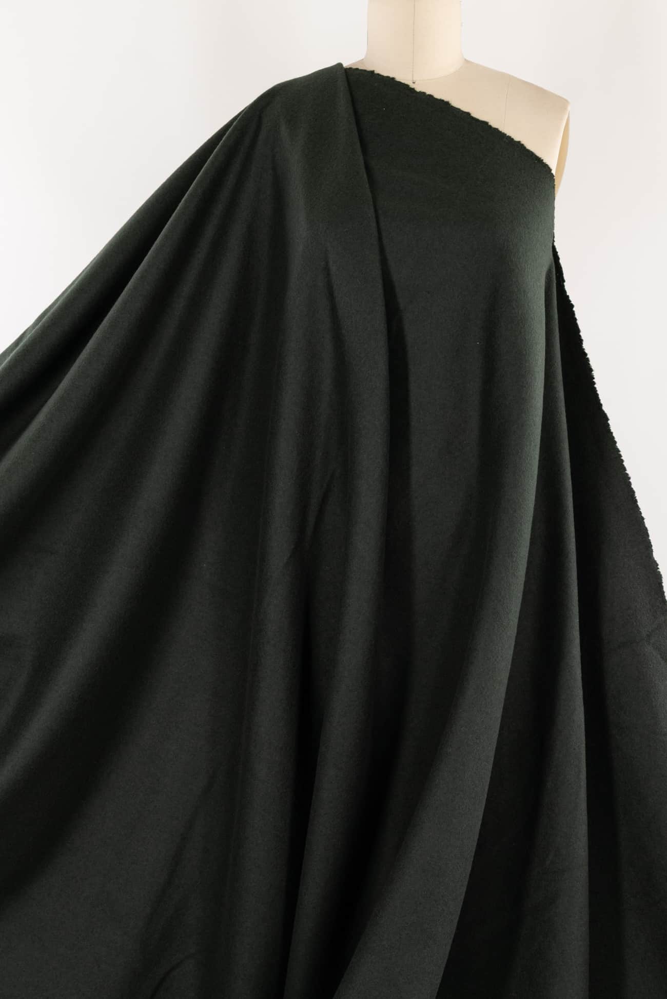 Bay Laurel Wool Melton Woven