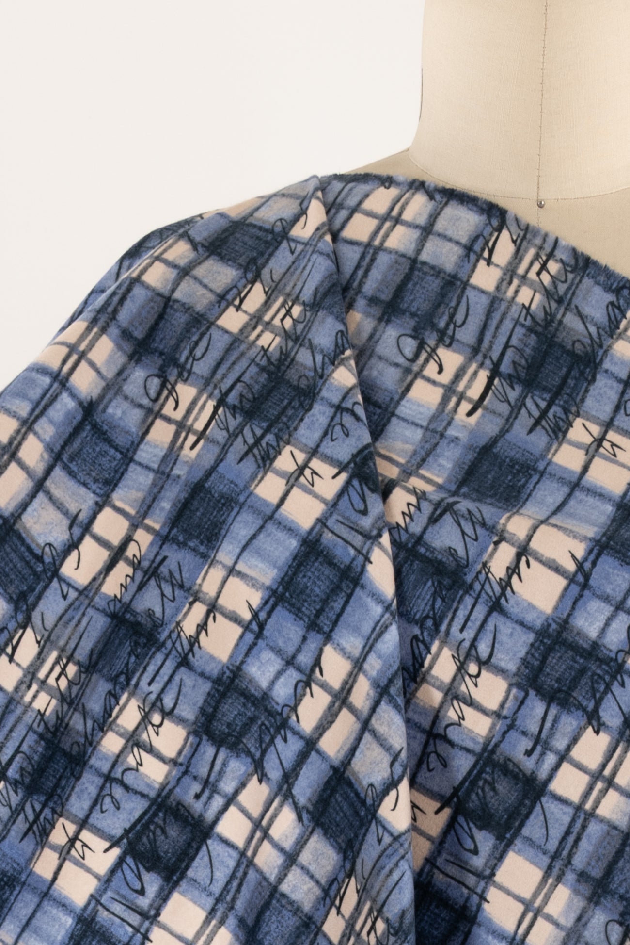 Bemidji Blue Plaid Cotton Flannel Woven