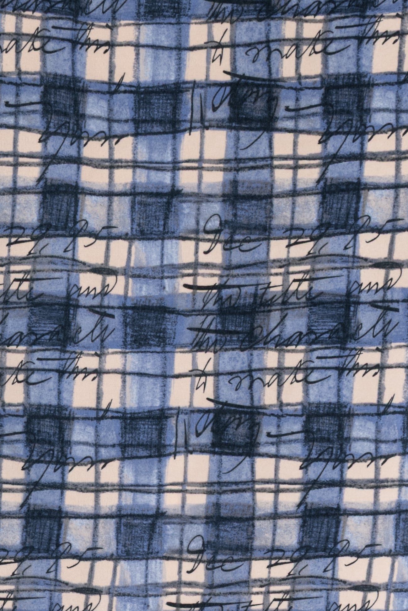 Bemidji Blue Plaid Cotton Flannel Woven