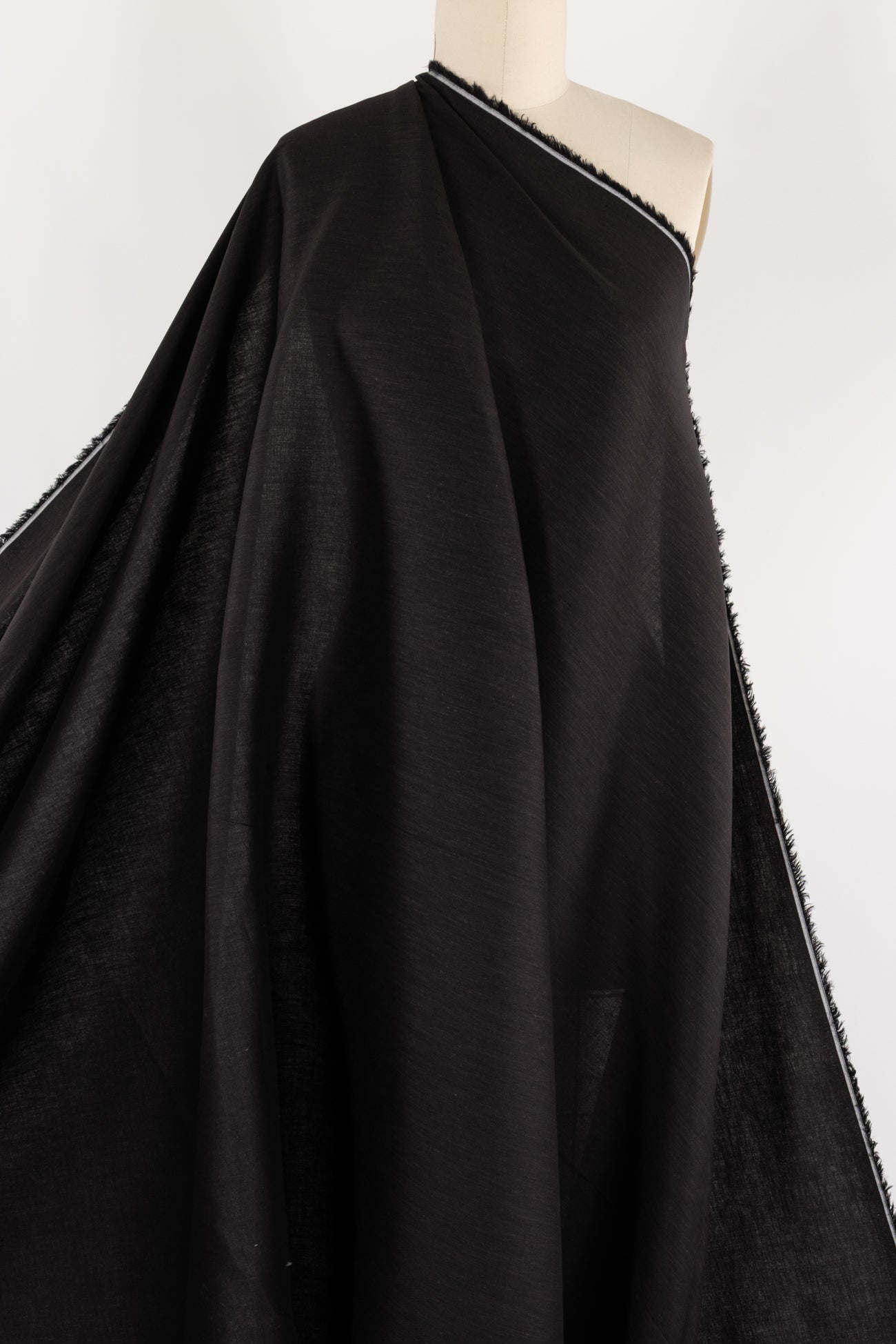 Bittersweet Chocolate Stretch Linen Woven