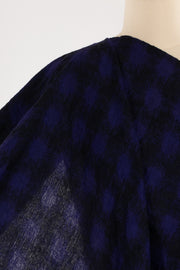 Blackberry Coal Crush Jacquard Woven