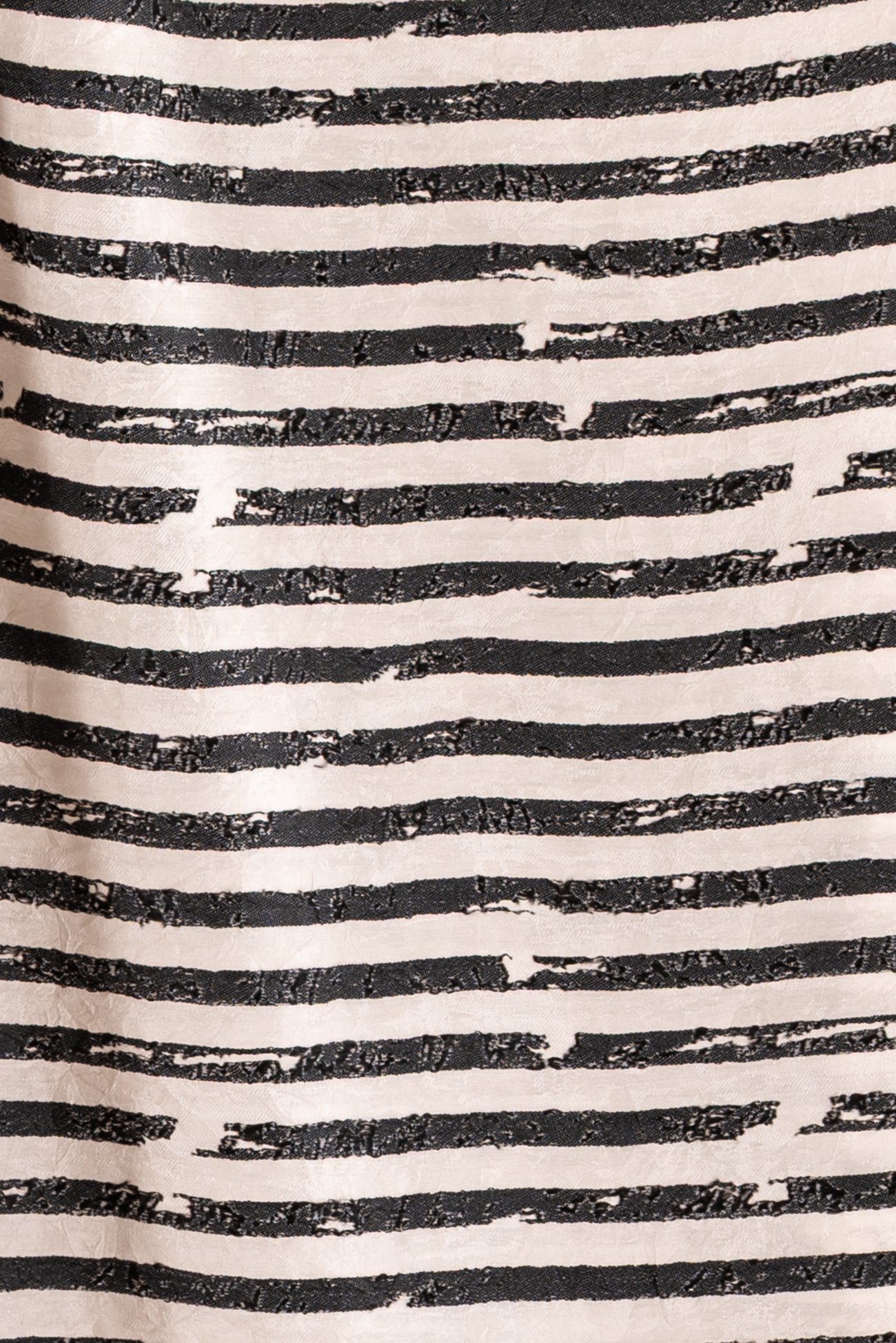 Black Brushstroke Stripes Rayon Woven