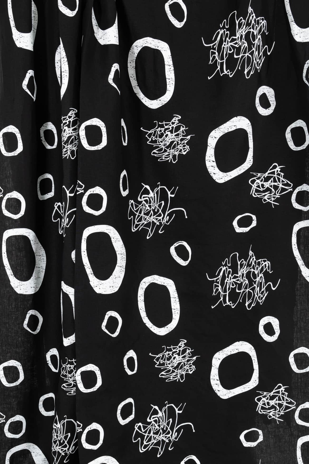 Black Cloud Linen Woven - Marcy Tilton Fabrics