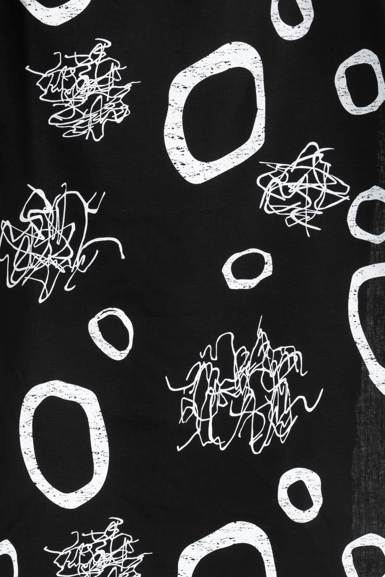 Black Cloud Linen Woven - Marcy Tilton Fabrics