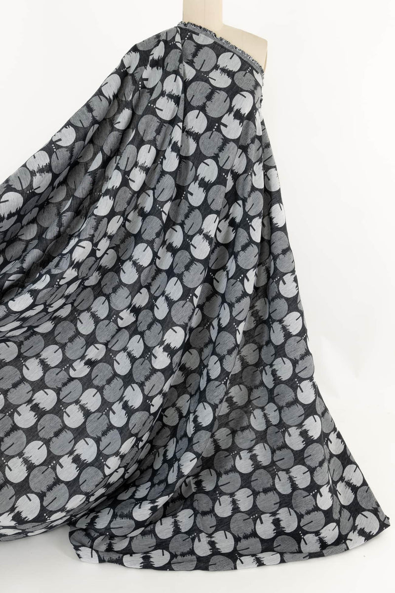Black Hills Linen Blend Jacquard Woven - Marcy Tilton Fabrics