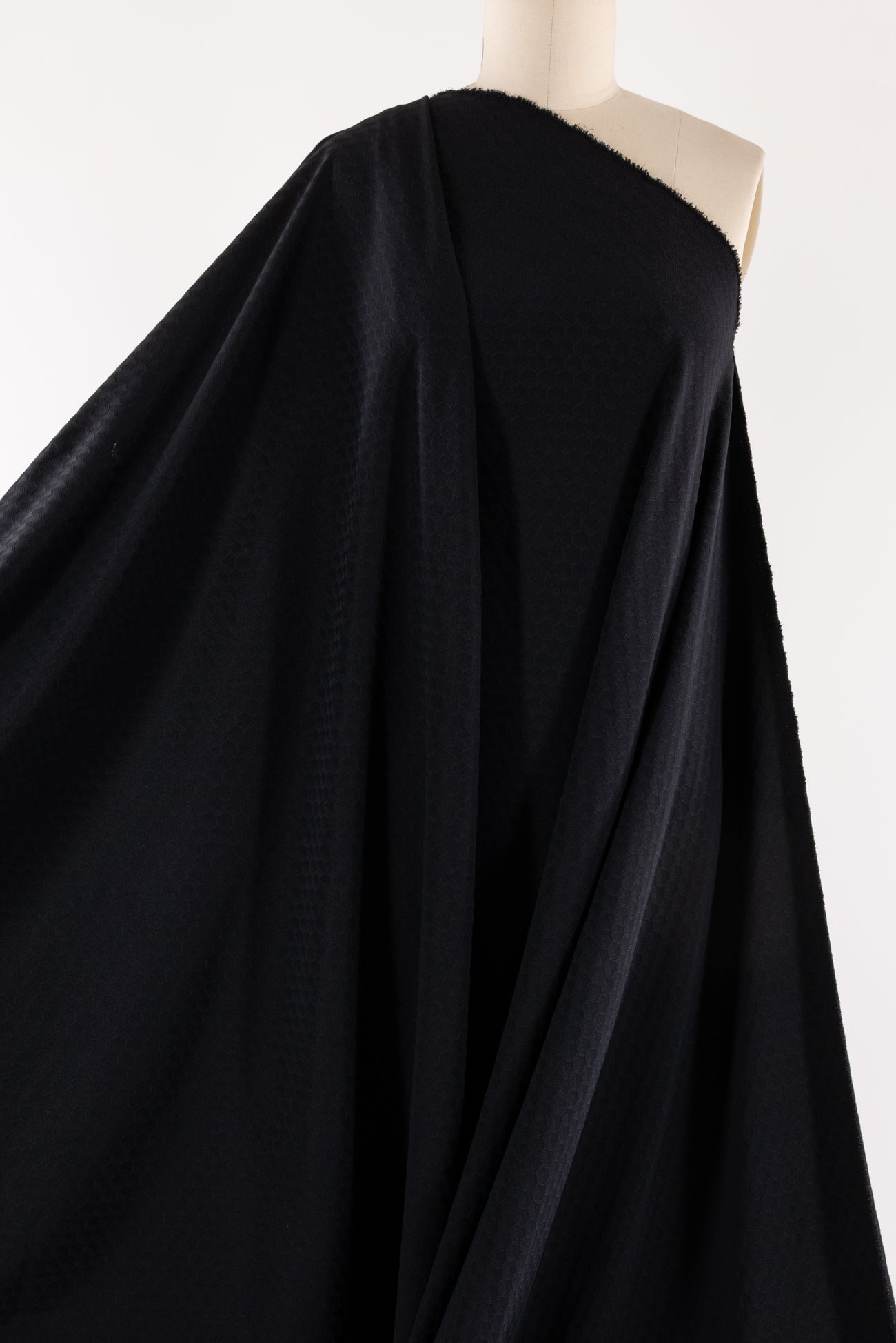 Black Honey French Viscose Double Knit