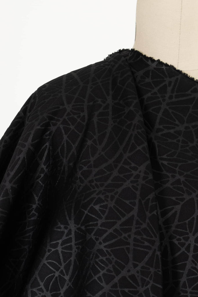 Black Ice Ponte Knit - Marcy Tilton Fabrics