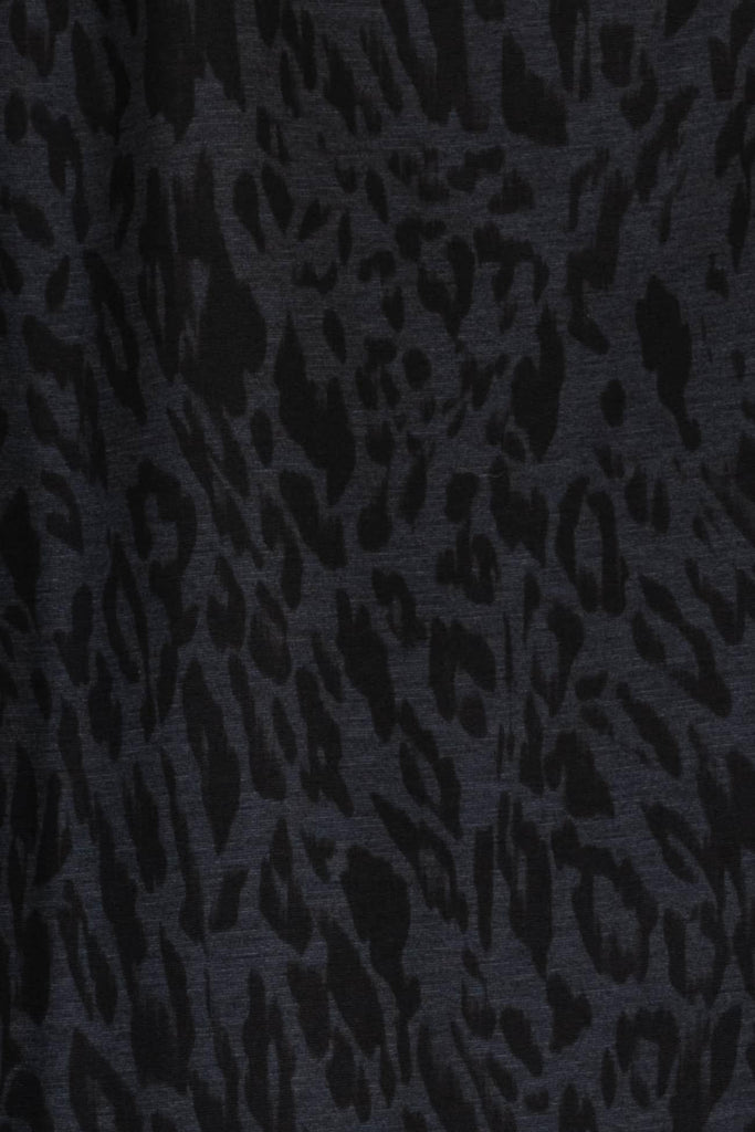 Black Leopard Ponte Knit - Marcy Tilton Fabrics