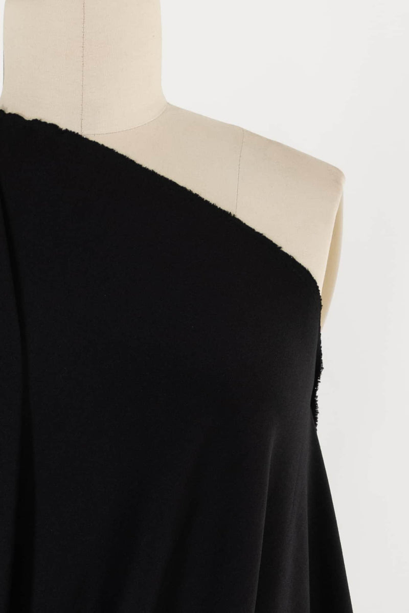 Black Licorice USA Ponte Knit - Marcy Tilton Fabrics