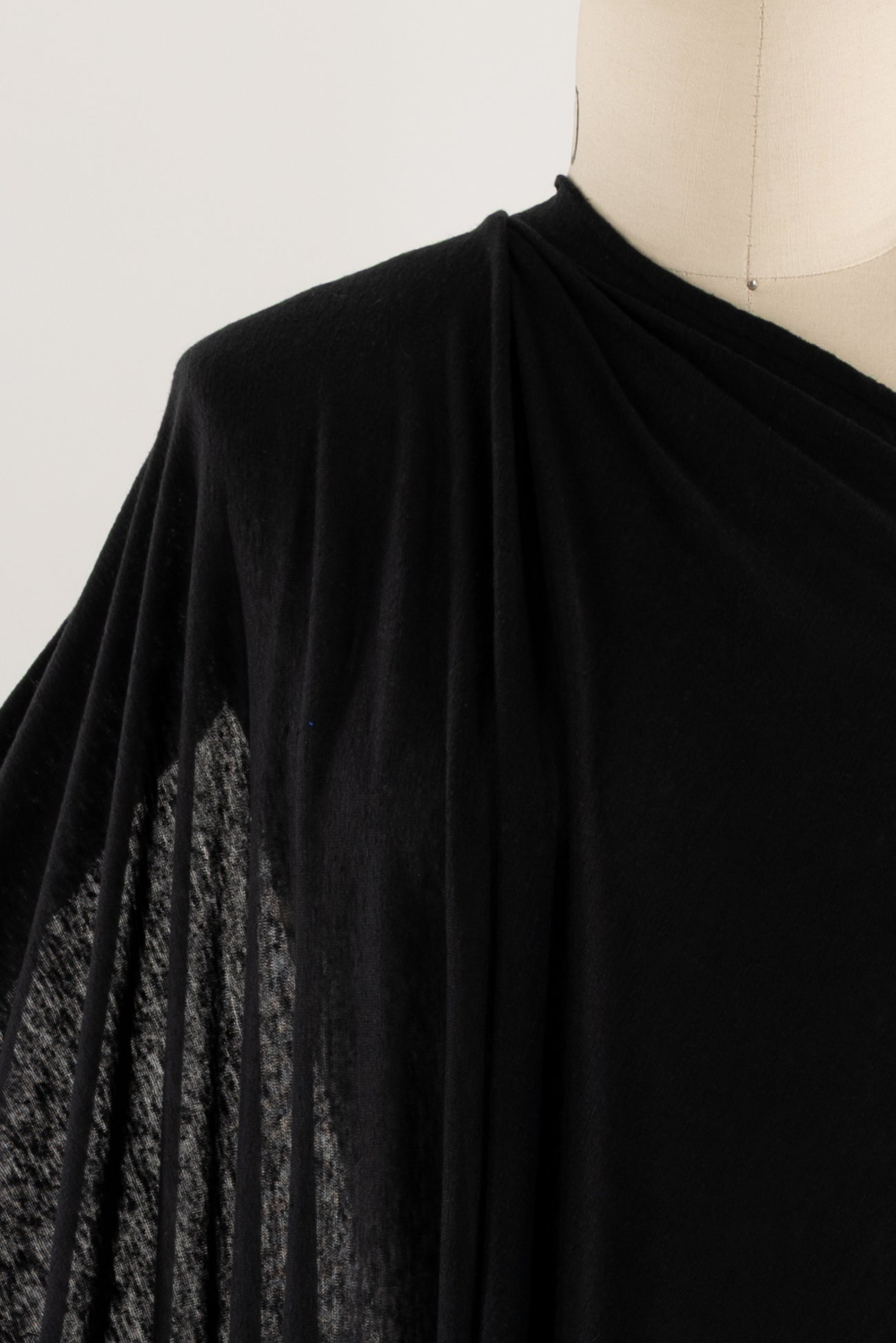 Black Linen Knit