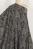 Black Marble Italian Double Knit - Marcy Tilton Fabrics