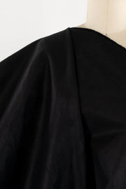 Black Night Stretch Cotton Velveteen Woven