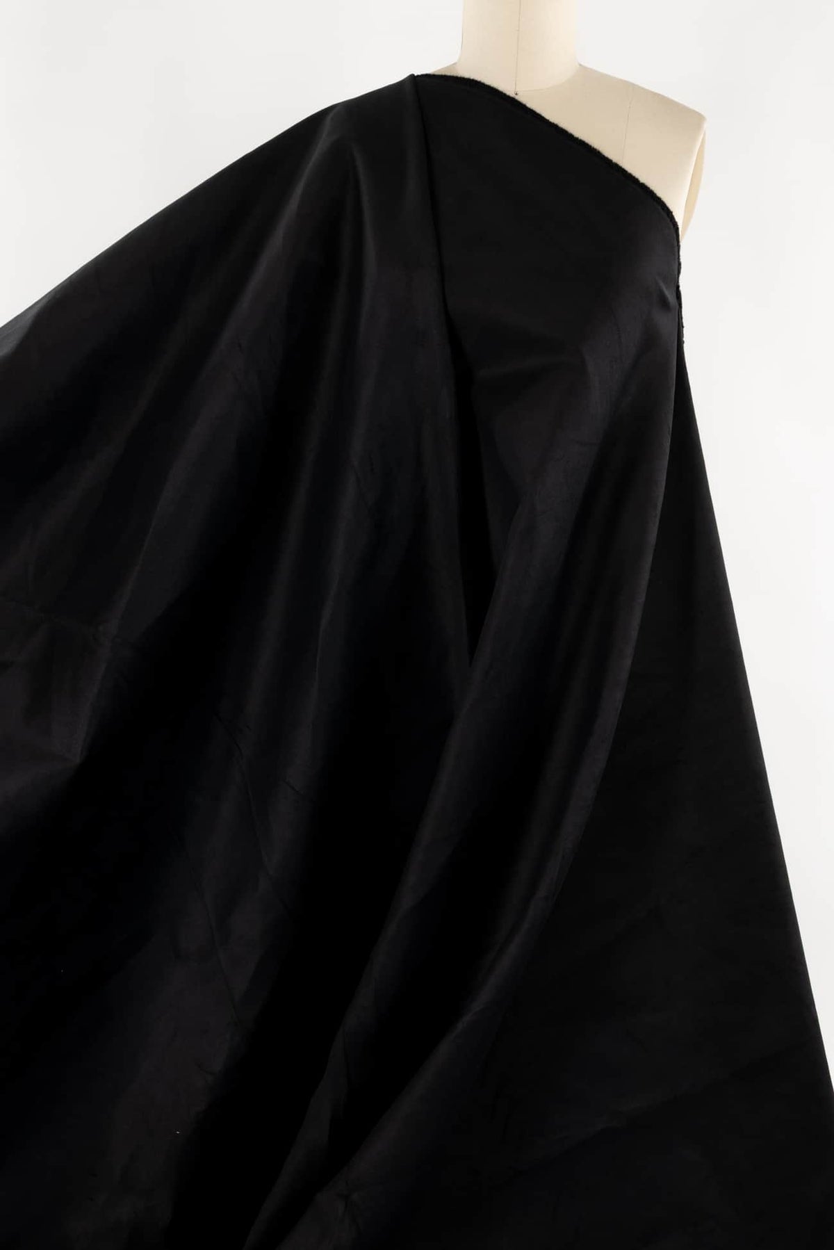 Black Night Stretch Cotton Velveteen Woven