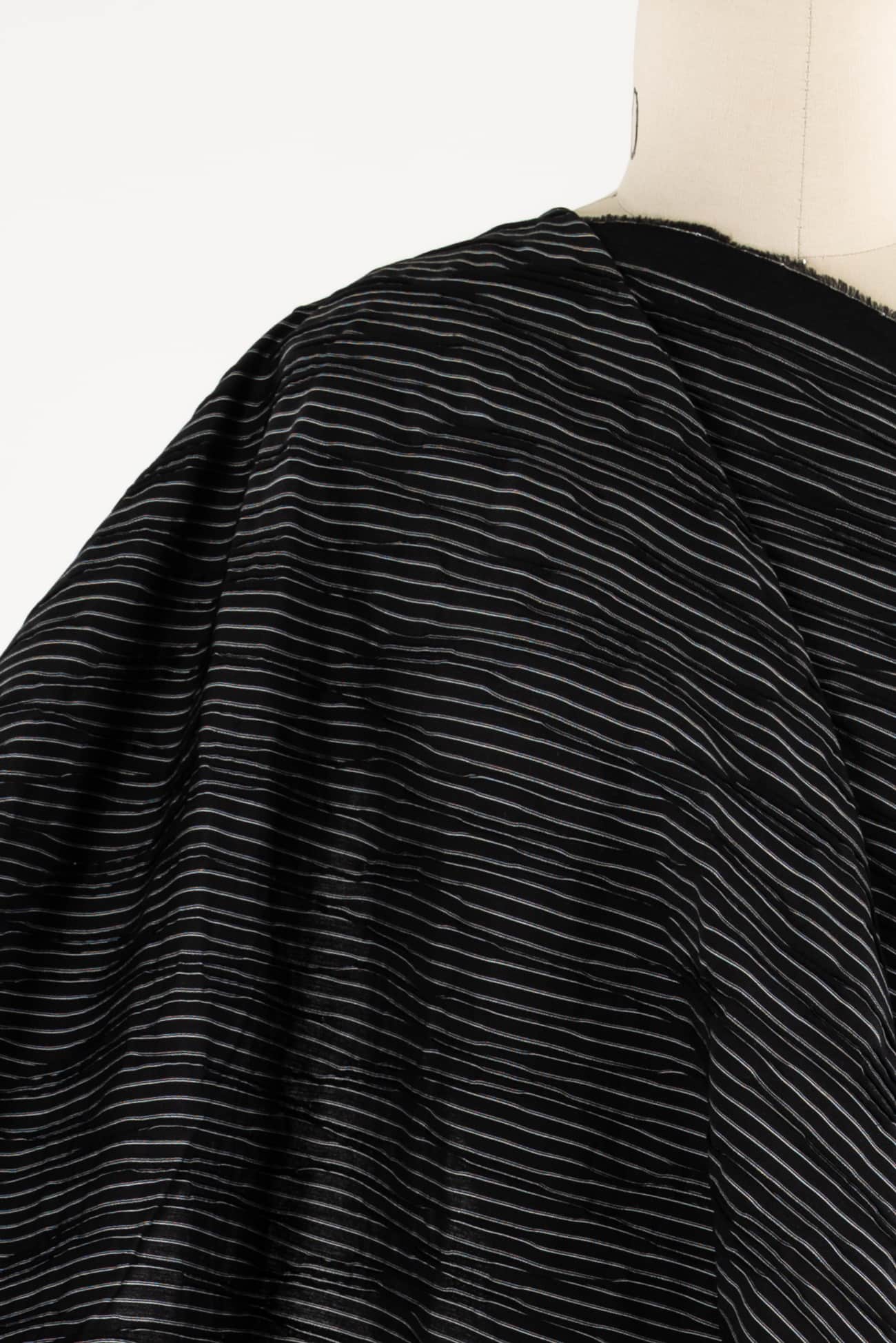 Black Oak Ripples Japanese Cotton Woven