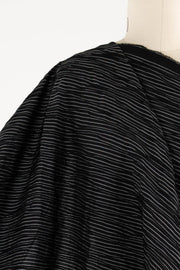 Black Oak Ripples Japanese Cotton Woven