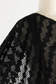 Black Orchid Sheer Silk/Rayon Woven