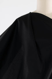 Black Stripe Pocketing Woven