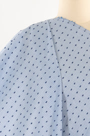 Blue Points Italian Cotton Jacquard Woven