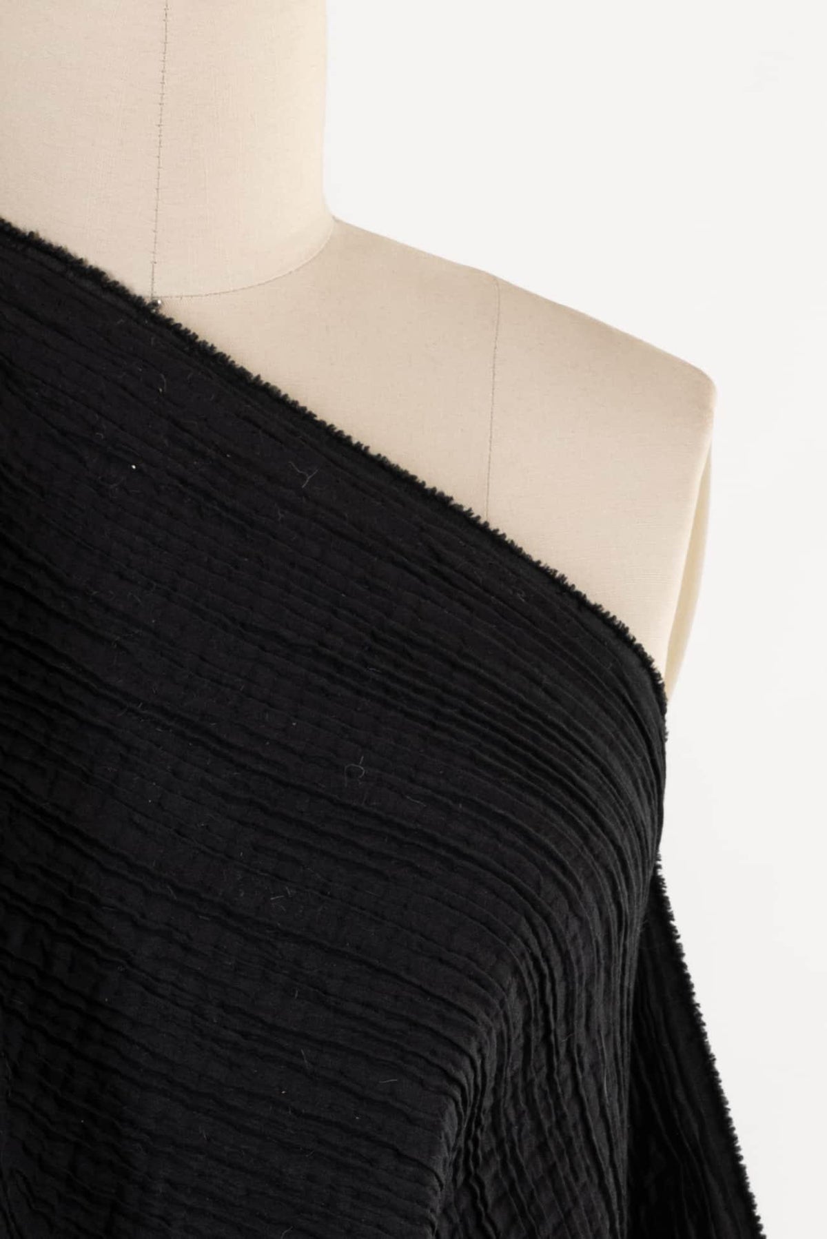 Black Ripples Woven - Marcy Tilton Fabrics