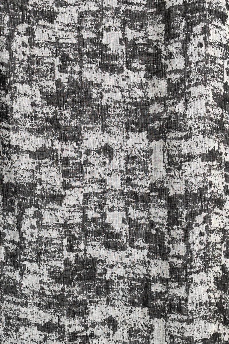 Black Spatter Cotton/Linen Jacquard Gauze Woven - Marcy Tilton Fabrics