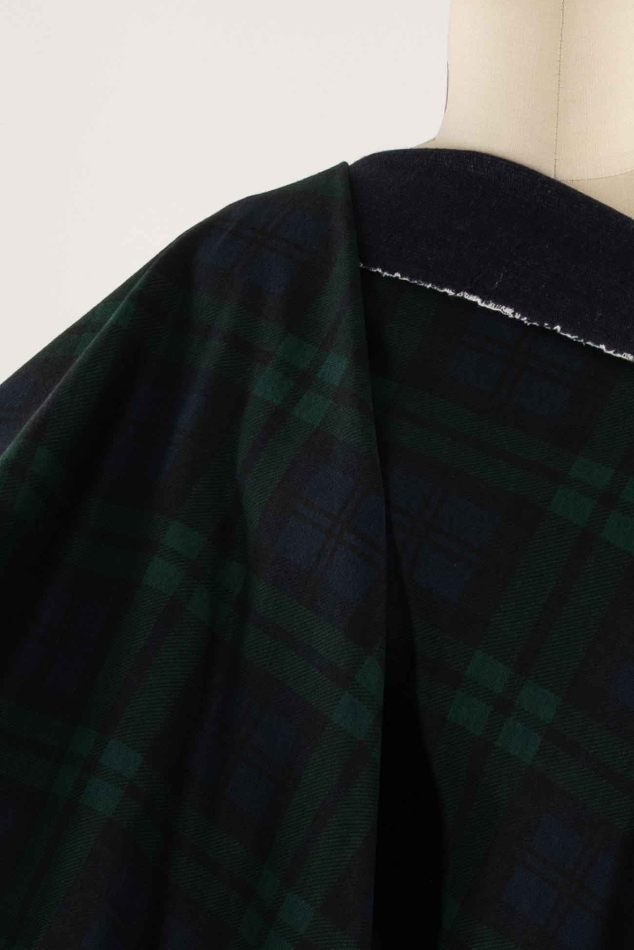Black Watch Cotton French Terry Knit
