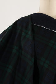 Black Watch Cotton French Terry Knit