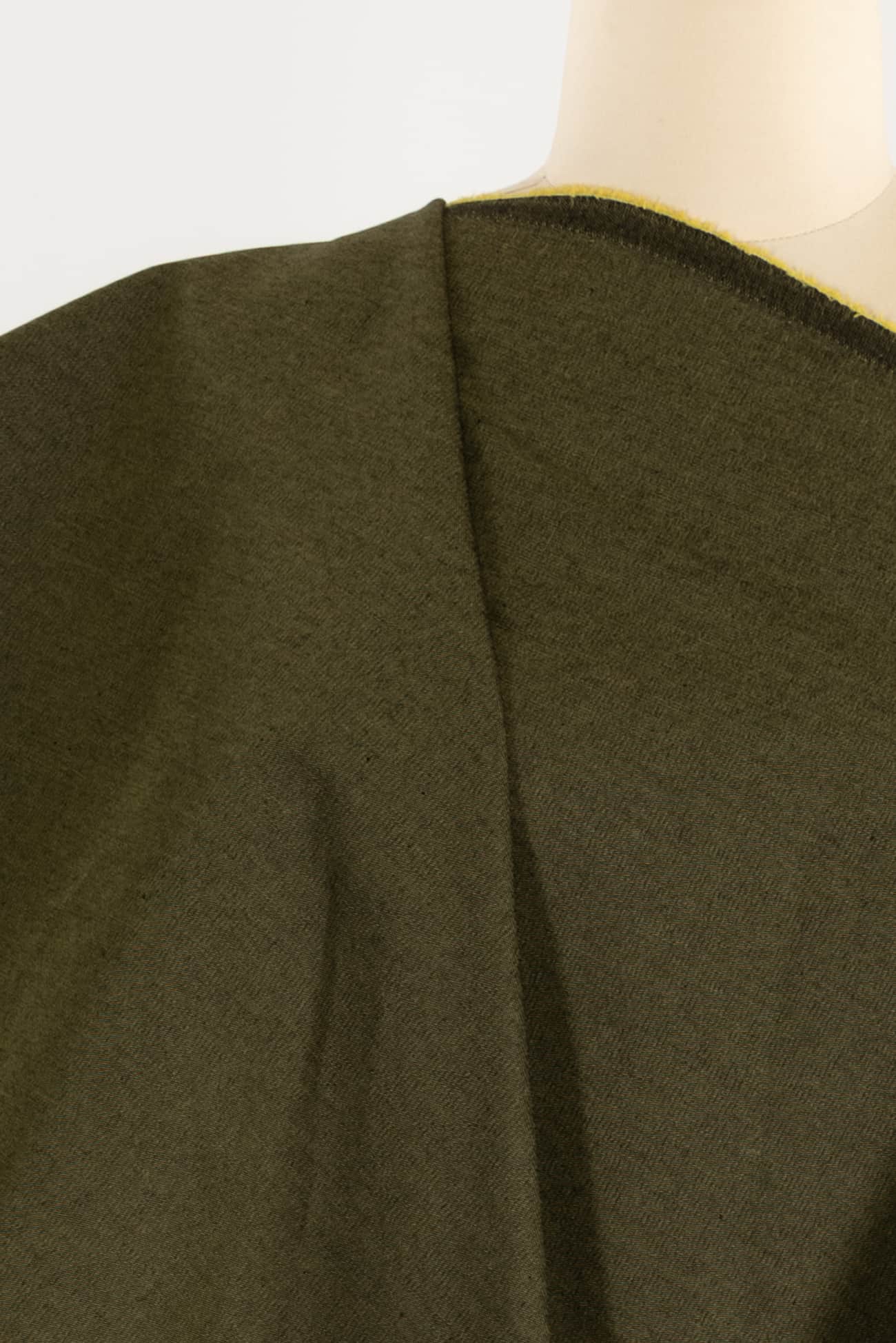 Black Fern Italian Stretch Cotton Denim Woven