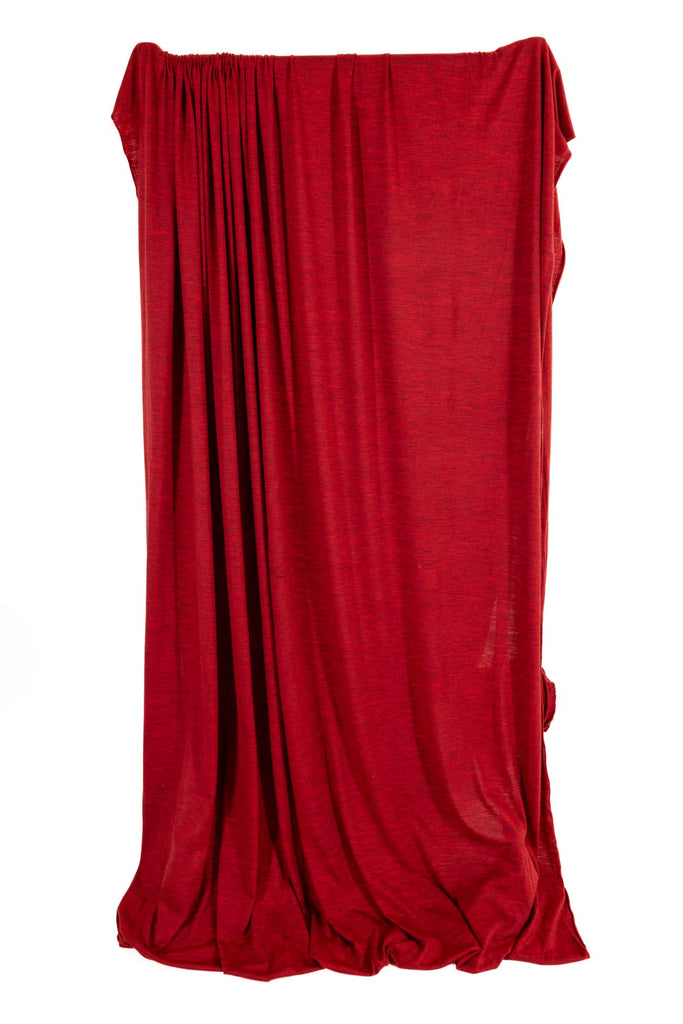 Blaze Red Rayon Knit - Marcy Tilton Fabrics