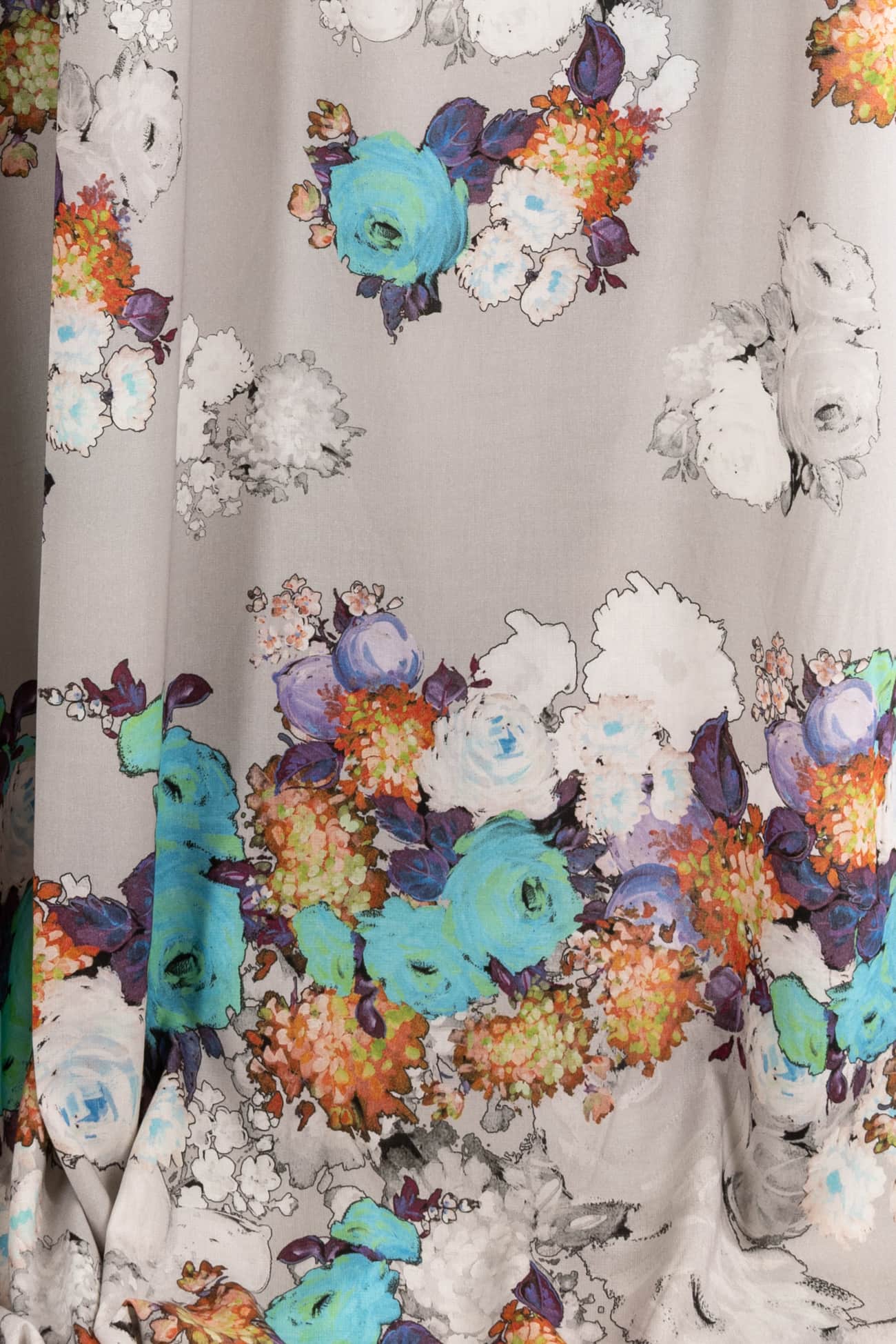 Blooming Italian Viscose Crepe Woven