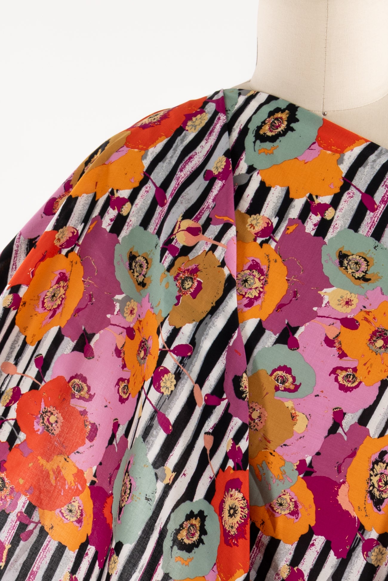 Blossom Stripes Cotton Knit