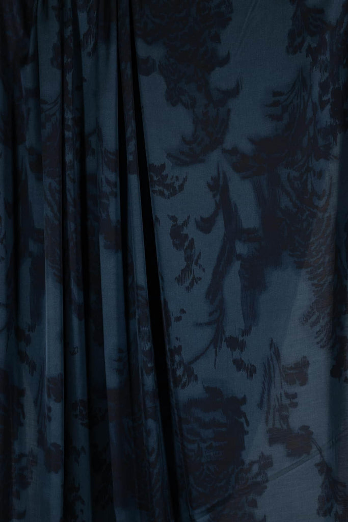 Blue Baroque Italian Viscose Woven - Marcy Tilton Fabrics