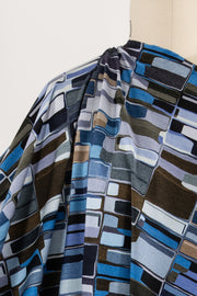 Blue Blocks Dutch Cotton Knit