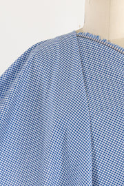 Bluebonnet Seersucker Gingham Japanese Cotton Woven