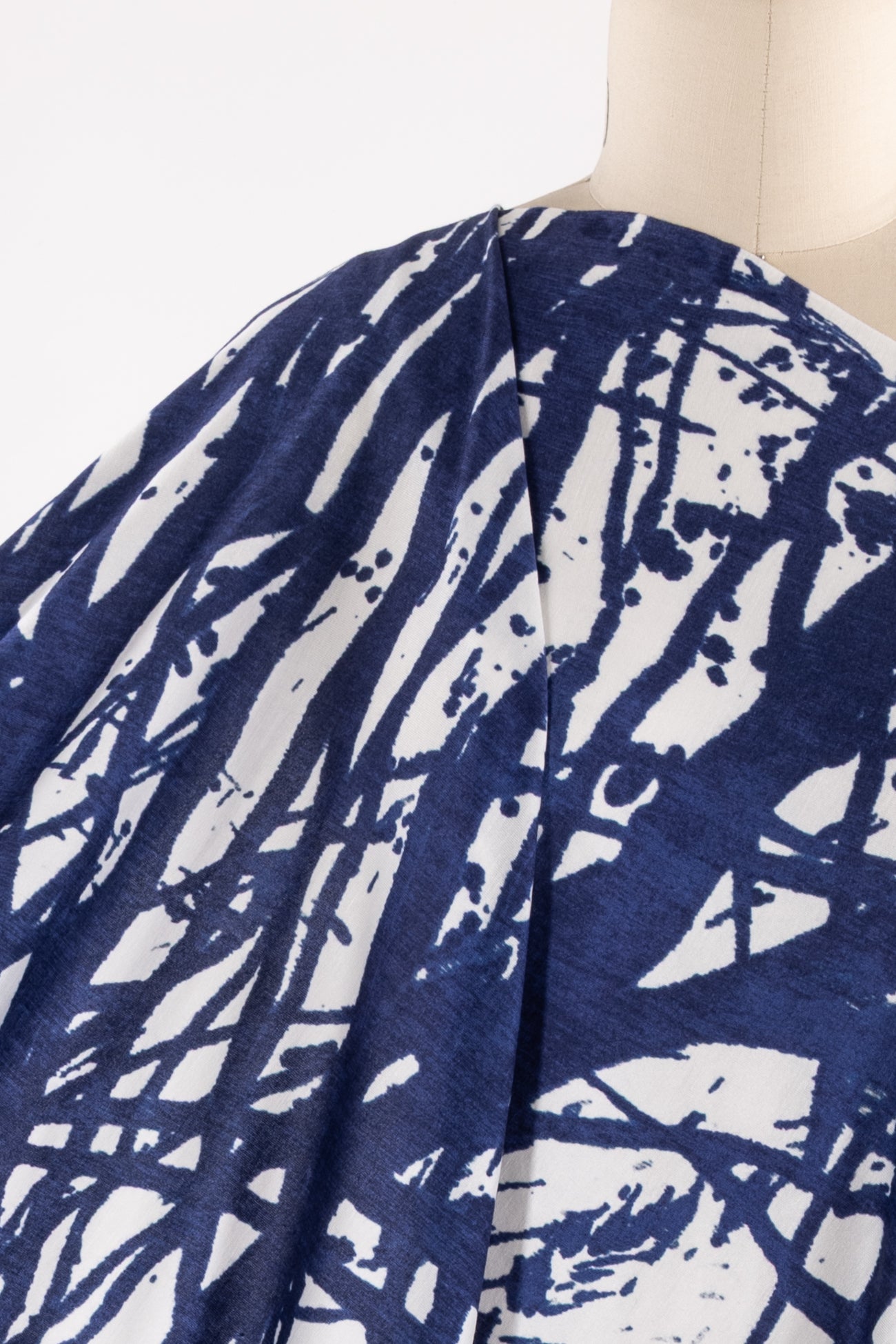 Blue Branches Italian Viscose Knit