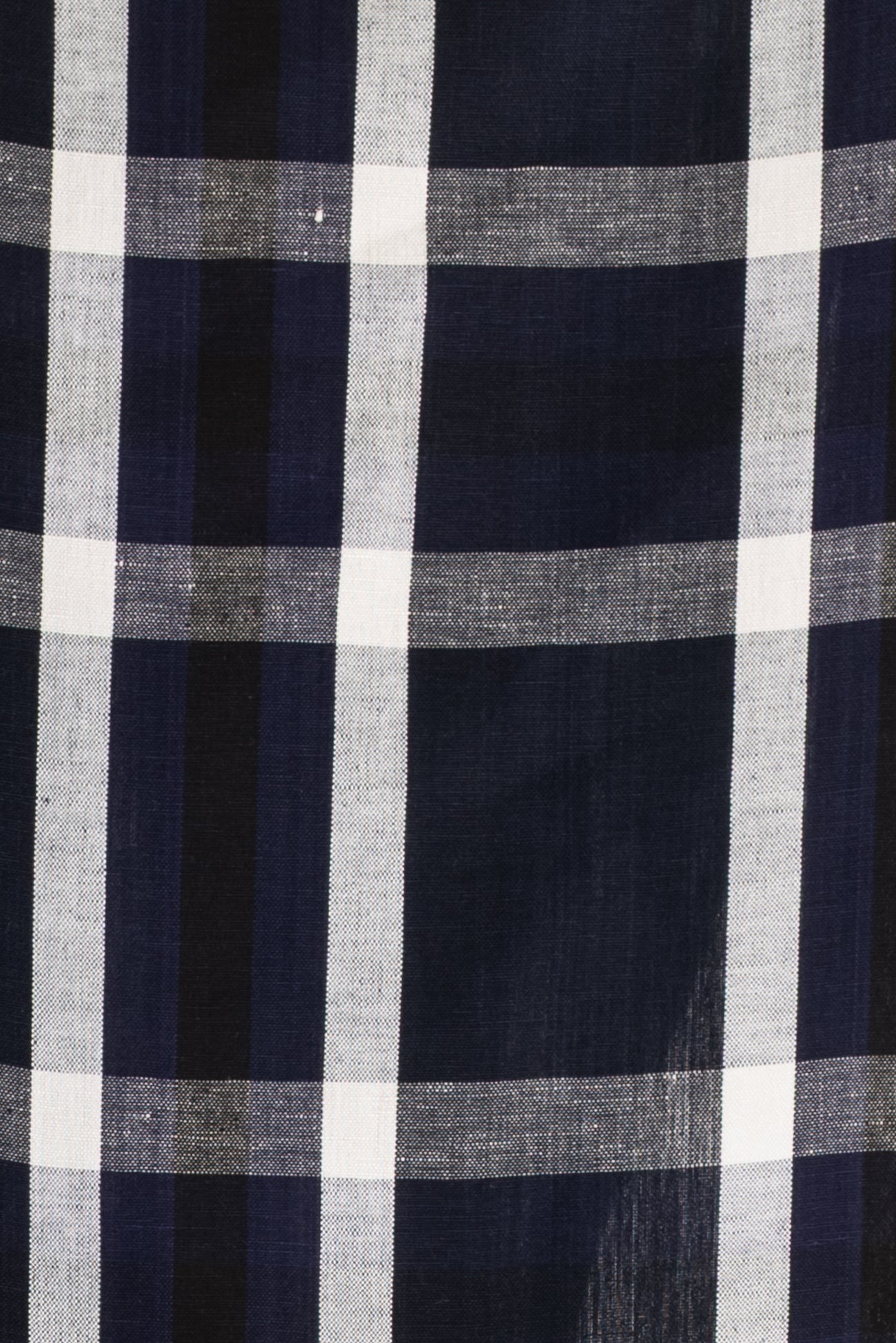Blue Breeze Plaid Linen Woven