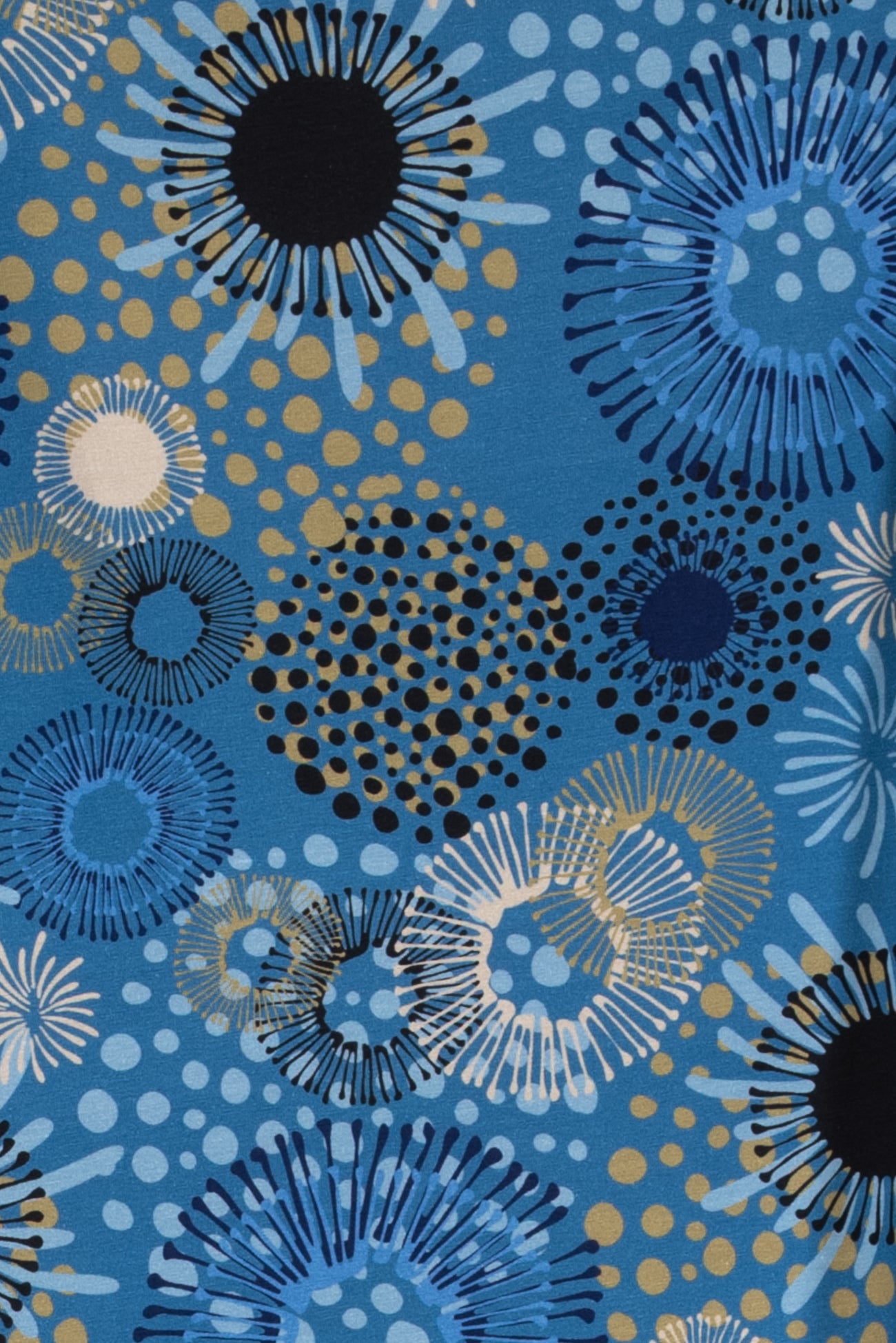 Blue Burst Danish Cotton Knit