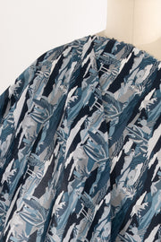 Blue Cactus Liberty Cotton Woven