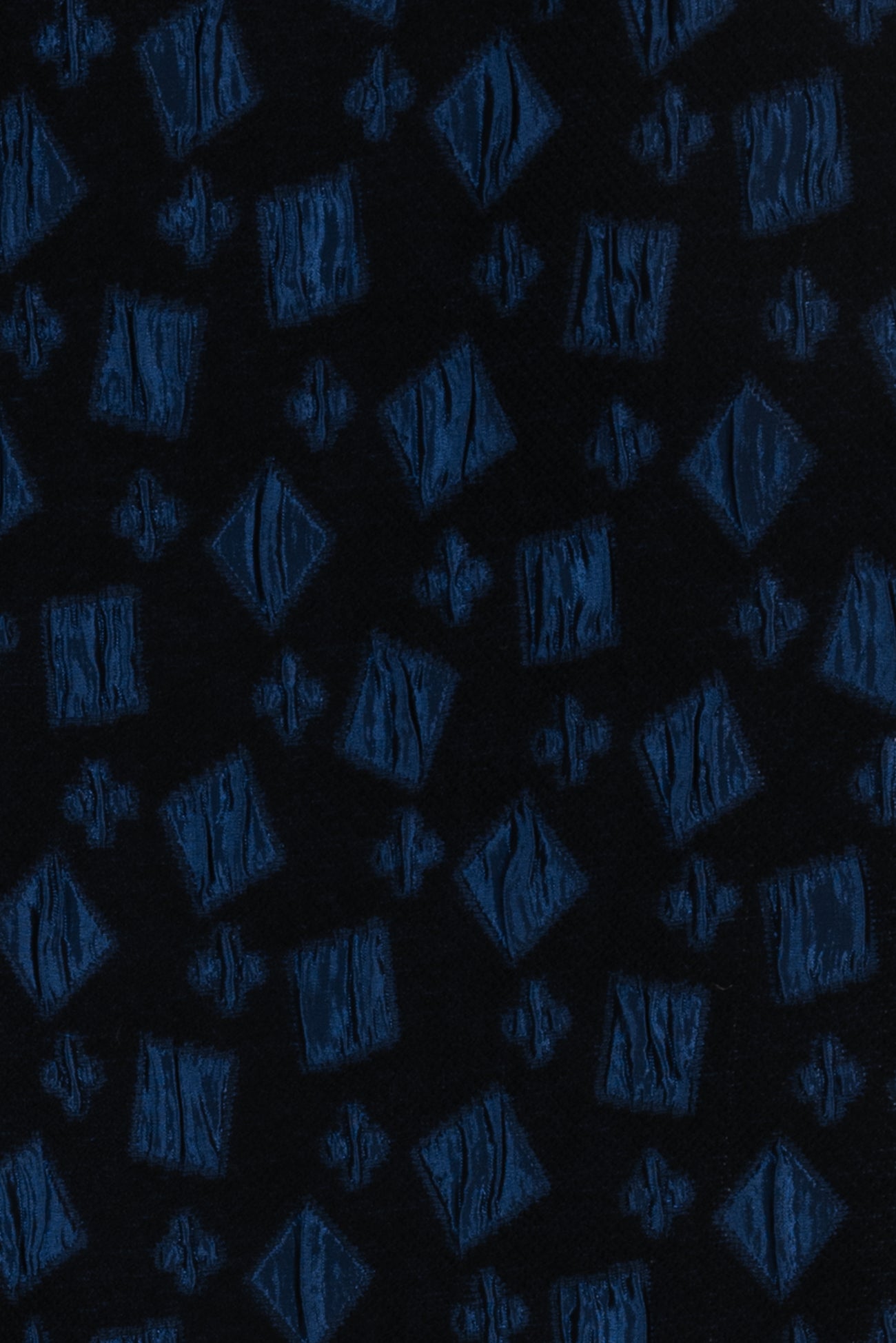 Blue Diamond French Brocade Woven