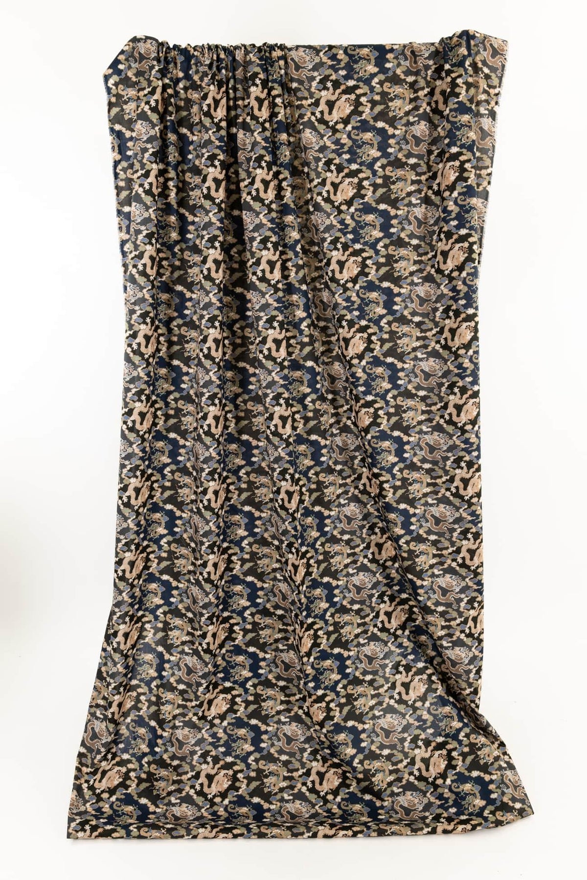 Dragon Blue Liberty Cotton Woven - Marcy Tilton Fabrics