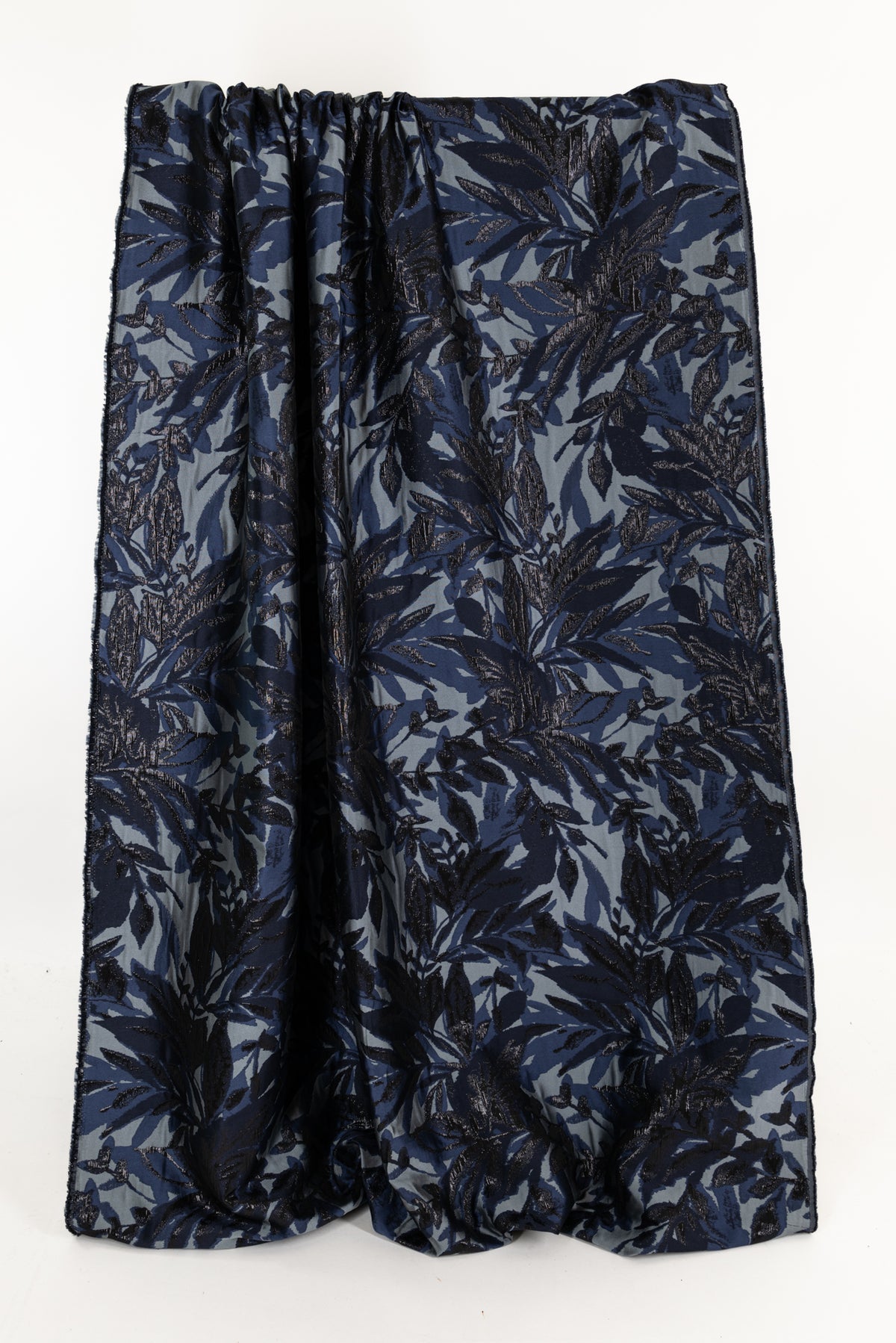 Blue Ferns Jacquard Woven