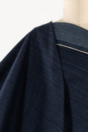 Blue Fineline Italian Denim Woven