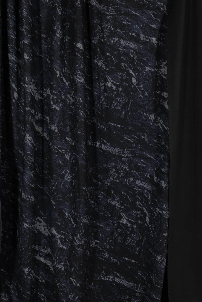 Blue Forest Floor Ponte Knit - Marcy Tilton Fabrics