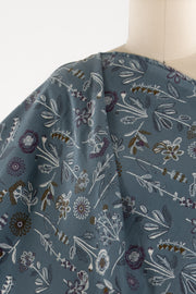 Blue Herbarian Japanese Corduroy Woven